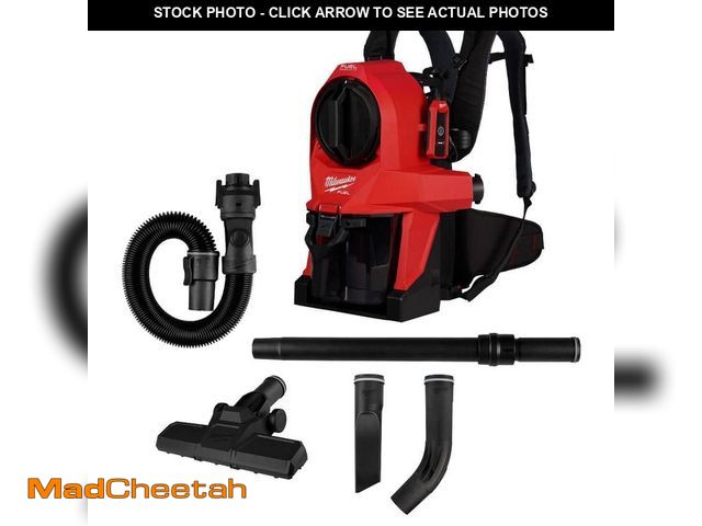 Lot 74-14182444 - Milwaukee M18 FUEL 18-Volt Lithium-Ion Brushless Red HEPA Multisurface 1 Gal. Cordless 3-in-1 Backpa...