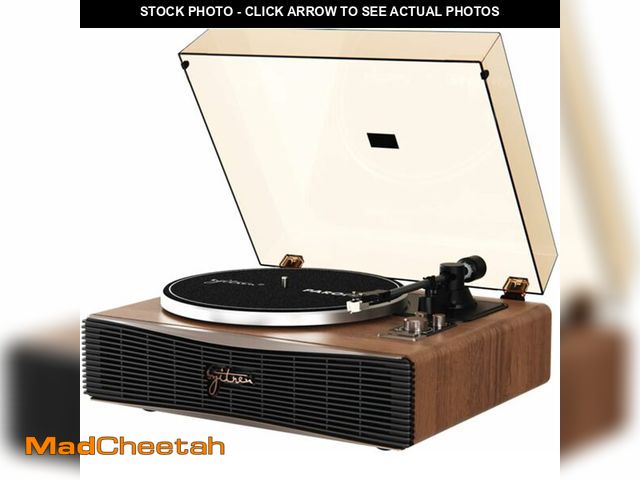 Lot 74-13214794 - Syitren Paron Record Player Vintage Turntable for Vinyl Records with Built-in Speakers Bluetooth Ret...