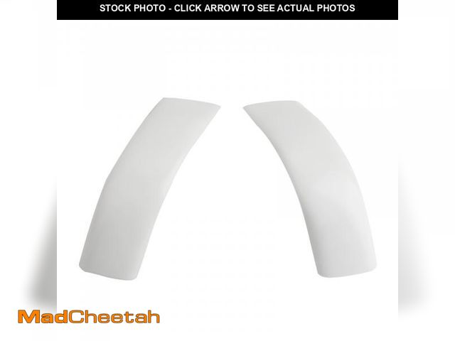 Lot 74-12052939 - Upgraded White Roof Molding, 2 Pcs Left &amp; Right Roof Corner Cab Trim Molding Cover Compatible Wi...