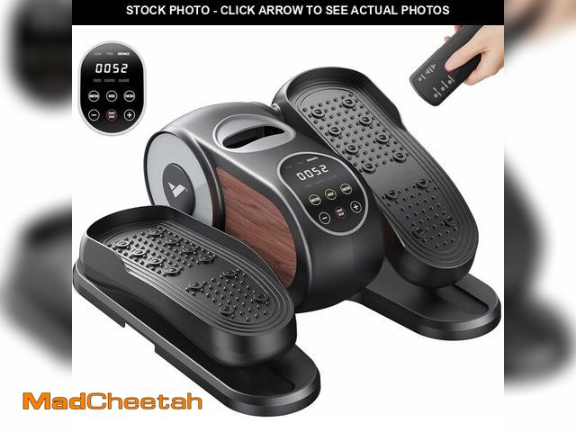 Lot 74-13710132 - MERACH Under Desk Elliptical Machine, Leg Exerciser While Sitting for Seniors with Remote Control &a...