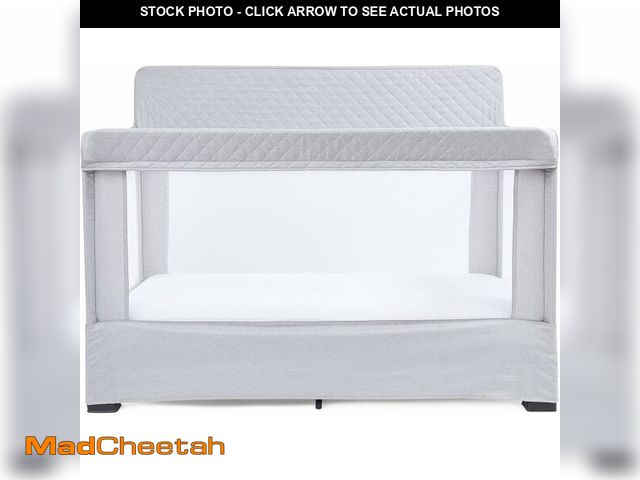 Lot 74-13844363 - Baby Delight Lunaire Full Size Crib | Breathable Mesh Baby Crib | Tool-Free Assembly Baby Bed | Pebb...