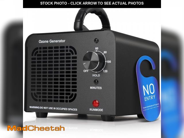 Lot 74-12311313 - Ozone Generator 60000mg/h, Industrial/Home Ozone Machine, Odor Removal for Areas of 6,000 Square Fee...
