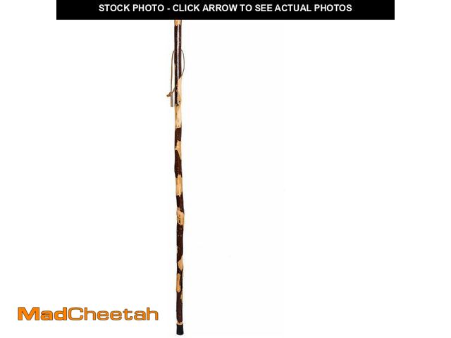 Lot 74-14611932 - FOREST PILOT One Piece Bark-Keeping Wooden Walking Stick 55 Inches - UNUSED