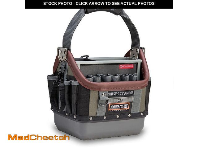 Lot 74-14246472 - VETO PRO PAC 13 in. TECH OT-MC Medium, Open Top Technician Tool Bag w/ Rubber Base - UNUSED