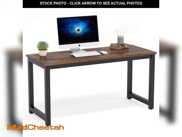 Lot 74-12241553 - Tribesigns Computer Desk, 55 inch Large Office Desk Computer Table Study Writing Desk Workstation fo...