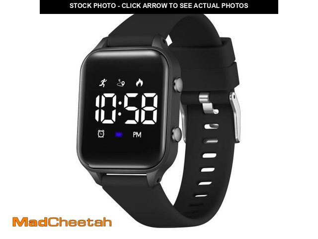 Lot 74-12217590 - L LAVAREDO Waterproof Kids Digital Watches for Boys Girls,Sport Watch with Pedometer Stopwatch Vibra...