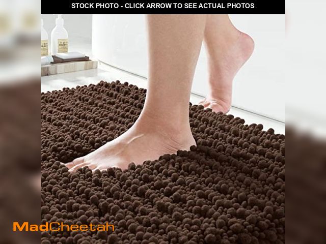 Lot 74-12333970 - Yimobra Bathroom Rugs Non Slip Washable 32x20 Inch - Ultra Soft Absorbent Chenille Bath Mat, Quick D...