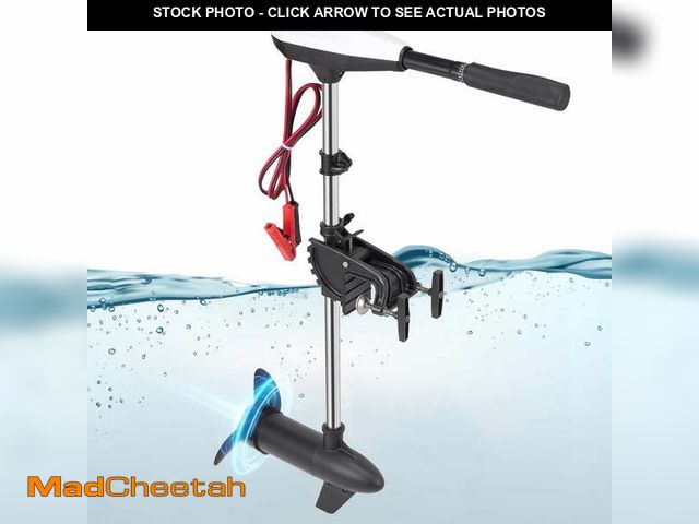 Lot 74-13817395 - Naipo 55lb Thrust Trolling Motor 8 Speeds Electric Outboard Boat Motor with LED Battery Indicator an...