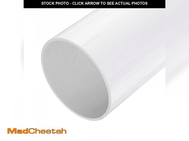 Lot 74-12218286 - MECCANIXITY 5 Inch PVC Rigid Tube Round Pipe Tubing Hardware Tubing 131.4mm ID 140mm OD 9" Length Wh...
