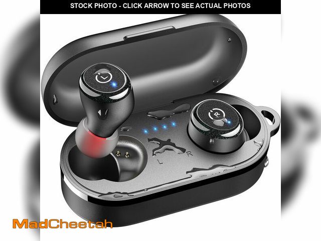 Lot 74-14303139 - TOZO T10 Wireless Earbuds Bluetooth 5.3 Headphones, App Customize EQ, Ergonomic Design, 55H Playtime...