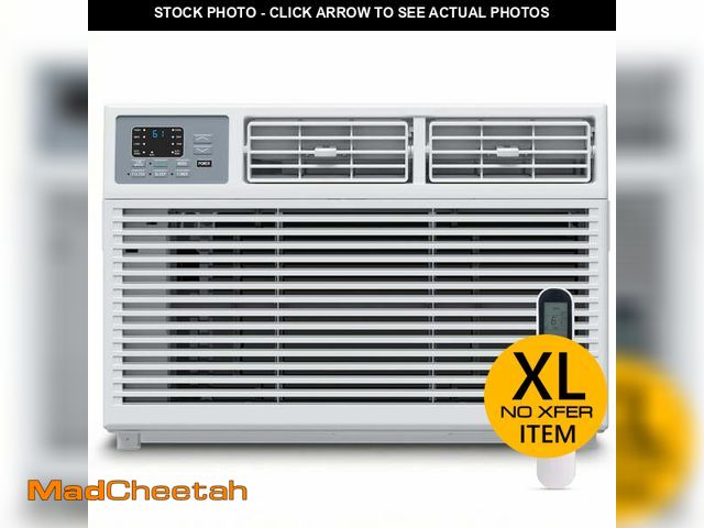 Lot 74-14287802 - SIMZLIFE 8,000 BTU Window Air Conditioner, Cools Up To 350 Sq Ft, 4 Cooling Modes, Remote Control, W...