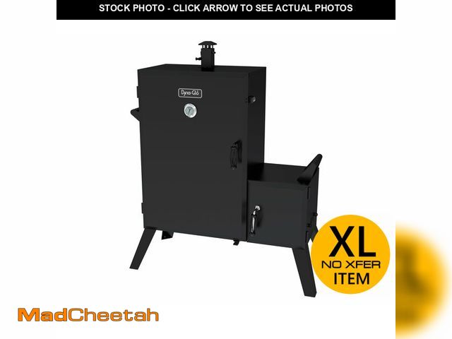 Lot 74-13789994 - Dyna-Glo DGO1890BDC-D Wide Body Vertical Offset Charcoal Smoker,Black - UNUSED