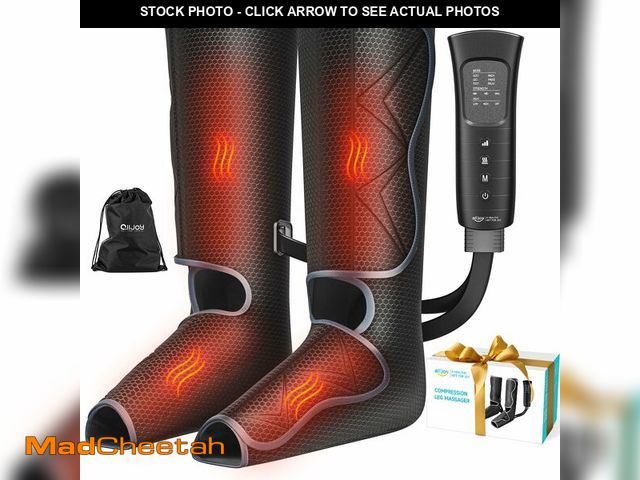 Lot 74-12698008 - ALLJOY Gifts for Men Women, Leg Massager for Circulation and Pain Relief FSA, Leg Massager with Heat...