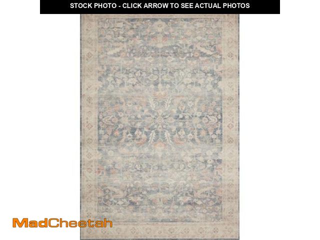 Lot 74-12205562 - HATHHTH-02DEML90C0 9 X 12 Ft. Hathaway Power Loomed Traditional Rectangle Rug, Denim &amp; Multi Col...