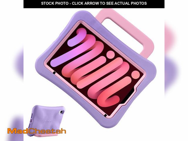 Lot 74-12604422 - Kids Case for iPad Mini 7 (A17 Pro) 2024 /iPad Mini6 2021, Light Weight Heavy Duty/Shockproof/Drop P...