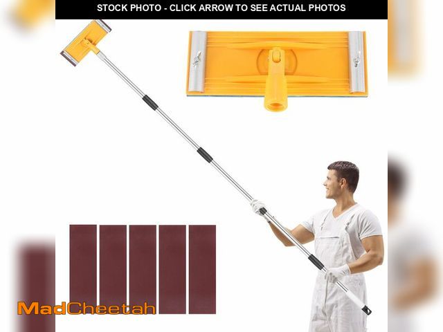 Lot 74-14301007 - Pole Sander for Drywall, 31-74-inch Manual Hand Drywall Sander with Extension Pole. Perfect for Pain...