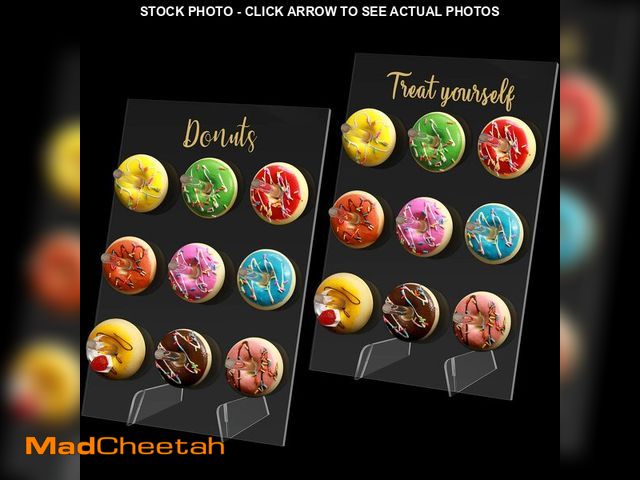 Lot 74-14268247 - Honeydak 2 Pack Donut Stand Display Wall Stand for Dessert Table Clear Acrylic Donut Holder for Spri...