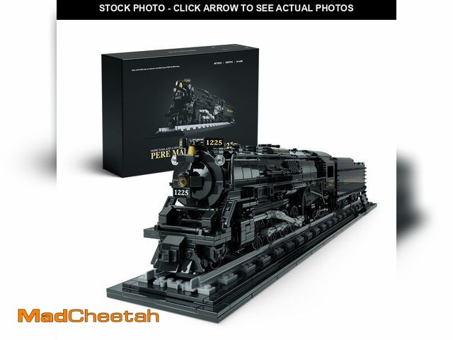 Lot 74-12704161 - Nifeliz 1225 Locomotive Building Set, Classic Steam Train Model Toy for Adult Collectors, Display an...