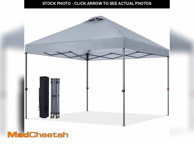 Lot 74-14371584 - ABCCANOPY 10 ft x 10 ft Easy Pop up Outdoor Portable Instant One Push Function Canopy Tent with Air ...