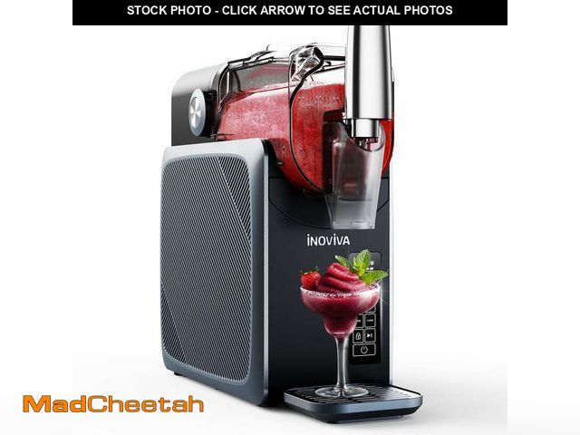 Lot 74-12889994 - Slushie Machine, No Ice Needed, INOVIVA 68 oz Frozen Drink Maker for Home with Self-Cleaning, 5 Pres...