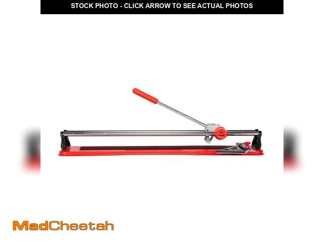 Lot 74-12553484 - Rubi Practic 61 Plus-24 in. Tile Cutter with Tungsten Carbide Blade and Roller Guide - USED