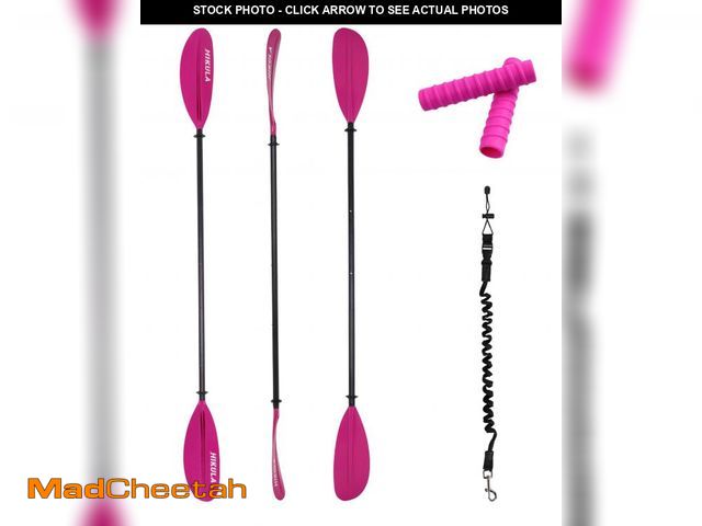Lot 74-12541445 - HIKULA Kayak Paddles Aluminum Shaft Paddle with Nylon Blades, Floating Adjustable Kayaking Oars with...