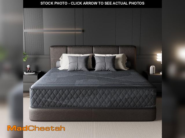 Lot 74-12105631 - Queen Mattress, 10 inch Cooling Gel Memory Foam, Pocket Spring Hybrid Mattress in a Box, Pressure Re...