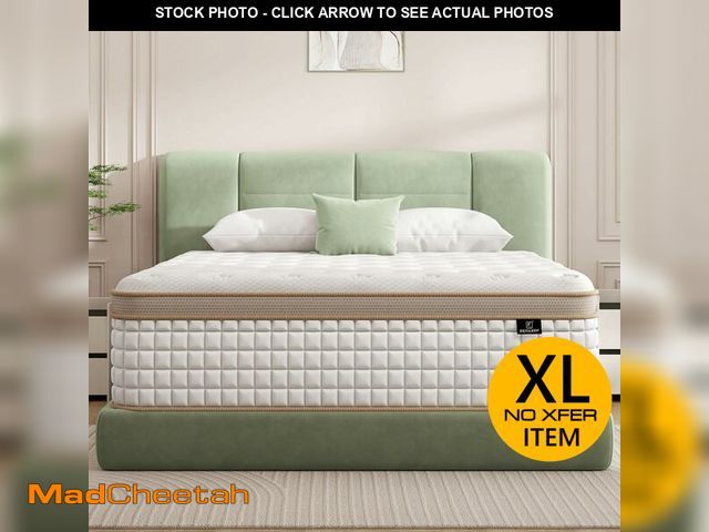 Lot 74-13122513 - California King Mattress, [Enhanced] 12 Inch Cal King Mattress in a Box, Gel Memory Foam Independent...
