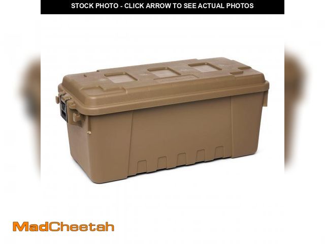 Lot 74-12484151 - Plano Storage Trunk, Desert Tan,26" Inside L. PLAT17DTE - UNUSED