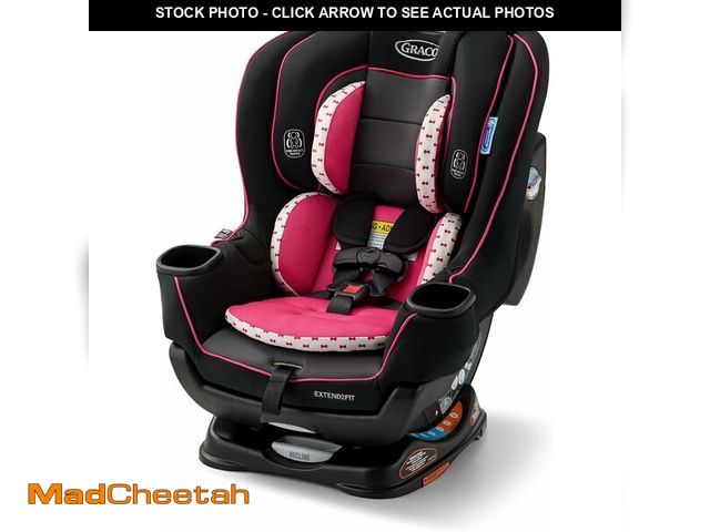 Lot 74-12632326 - Graco Extend2Fit Convertible Baby Car Seat, Rear and Forward Facing, Adjustable Extension Panel for ...