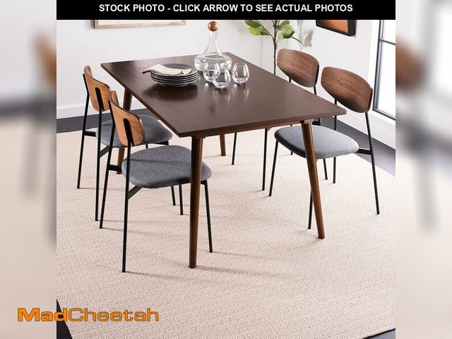 Lot 74-13074133 - SAFAVIEH Area Rug 8x10 - Montauk Collection - Large - Ivory &amp; Beige, Handmade Cotton, Ideal for ...