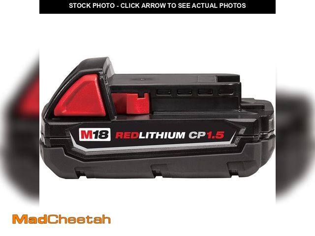 Lot 74-12795764 - Milwaukee M18 18-Volt Lithium-Ion Compact Battery Pack 1.5Ah - UNUSED