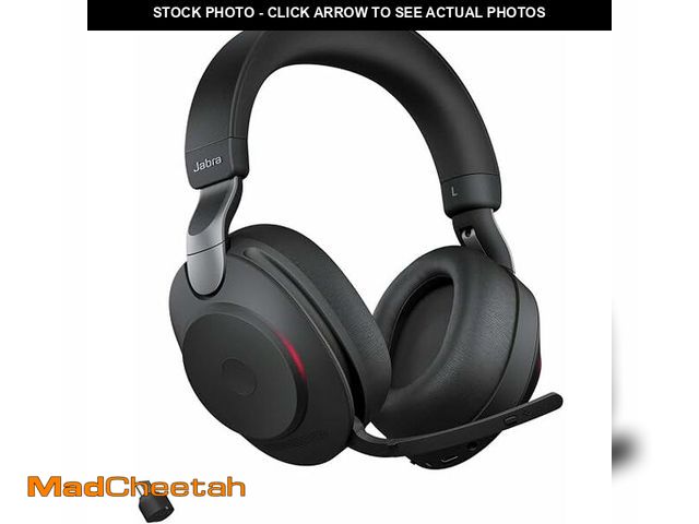 Lot 74-14148912 - (MISSING USB TOGGLE) Jabra Evolve2 85 Wireless PC Headphones - Noise Cancelling Microsoft Teams Cert...