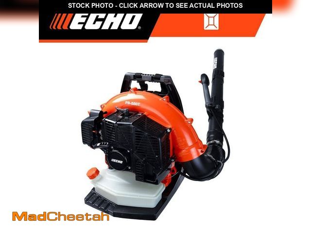 Lot 74-13792183 - ECHO 216 MPH 517 CFM 58.2cc Gas 2-Stroke Backpack Leaf Blower with Tube Throttle(MISSING BLOWER TUBE...