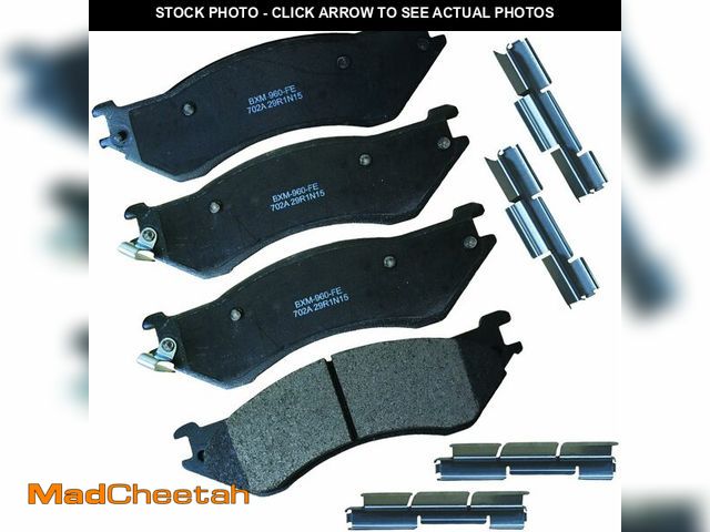 Lot 74-12668039 - *MISSING BRACKETS* Bendix Premium SBM702A Semi-Metallic Rear Brake Pads for Dodge Ram 1500 2008-2006...
