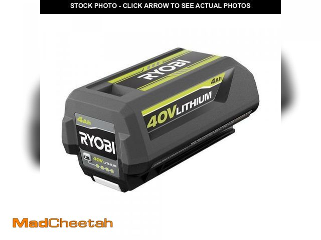 Lot 74-12410494 - RYOBI 40V Lithium-Ion 4.0 Ah Battery - UNUSED