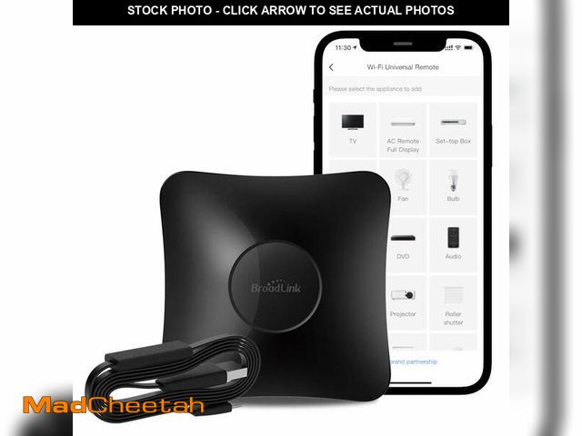 Lot 74-12699065 - BroadLink RM4 pro Smart Remote and Sensor Cable Set RM4 pro S (2.4 GHz Wi-Fi Only), Universal IR RF ...