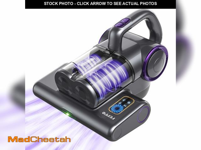 Lot 74-12711798 - FEPPO Mattress Vacuum Cleaner, 16Kpa Bed Vacuum Cleaner with 253.7nm UV-C Light, 140ÃÂ°F Heat, HEPA...
