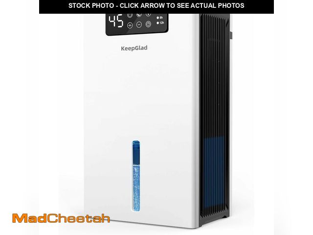 Lot 74-13716403 - KeepGlad Dehumidifier, 98OZ Dehumidifiers for Home, Auto Shut Off, Washable Filter, Drain Hose, Time...