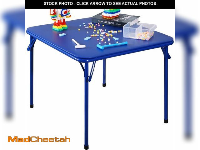 Lot 74-12827761 - Elevon Folding Square Table, Card Table with Vinyl Padded Top, Foldable Activity for Indoor/Outdoor ...