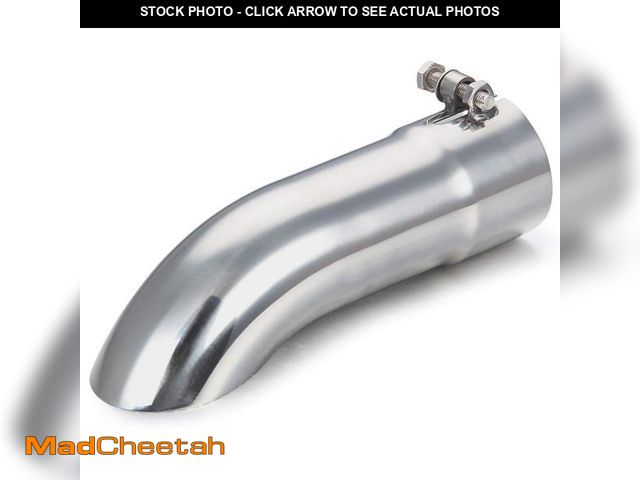 Lot 74-12438484 - LCGP 2.5 Inch Inlet Turn Down Exhaust Tip, 2 1/2 Inch Inside Diameter Inlet, 9Ã¢â¬â¢Ã¢â¬â¢ Lengt...