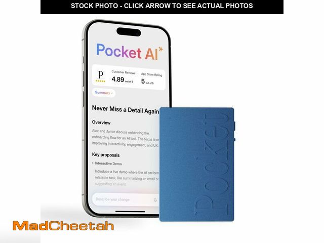 Lot 74-13953408 - Pocket AI Voice Recorder &amp; Smart Assistant Ã¢â¬â Auto Transcription, Summaries &amp; Action I...