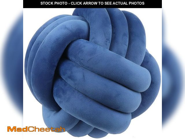 Lot 74-12974021 - KEBAIHUA Knot Ball Pillows, Round Throw Pillow Cushion Home Decoration Soft Plush Pillow, Throw Knot...