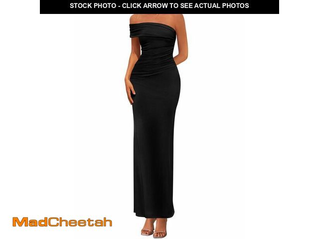 Lot 74-13718831 - PRETTYGARDEN Women's 2026 Wedding Guest Cocktail Dresses One Off the Shoulder Ruched Bodycon Formal ...