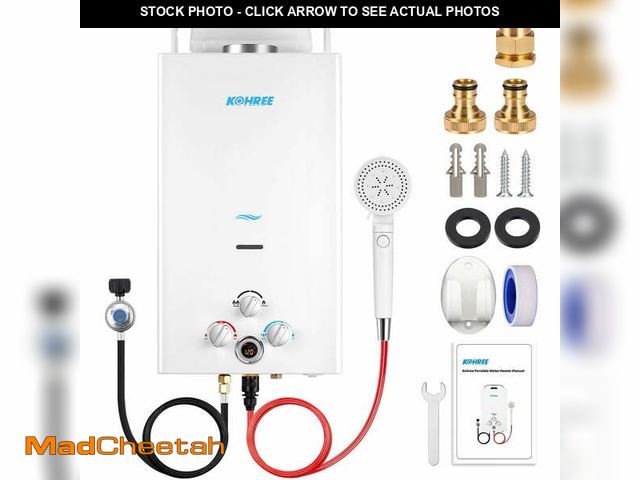 Lot 74-13680463 - Kohree Portable Propane Tankless Water Heater,10L 2.64 GPM Digital Display RV Tankless Heater with H...