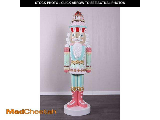 Lot 74-12943634 - Candy Sweet Nutcracker With Music And Led Lights, 72 Inches - USED