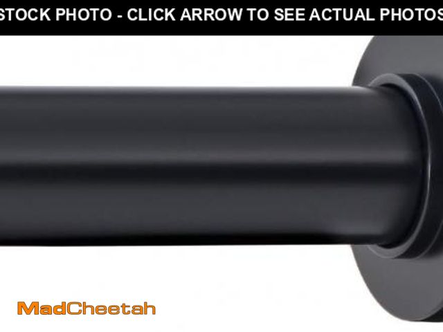 Lot 74-12437664 - Ivilon Tension Curtain Rod - Spring Tension Rod for Windows or Shower, 24 to 36 Inch. Black - USED