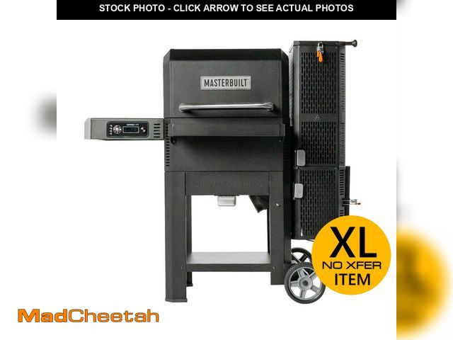 Lot 74-12465256 - Masterbuilt Gravity Series 600 Digital Wi-Fi Charcoal Grill and Smoker in Black - UNUSED