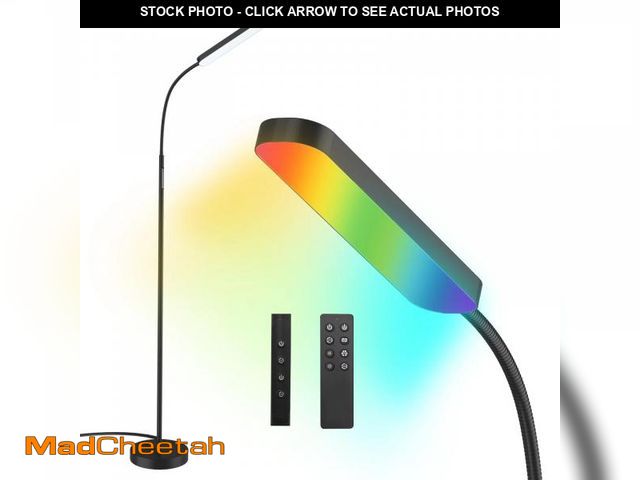 Lot 74-12123148 - Wio-Mio Floor Lamps, RGB Color Changing Dimmer Bright LED Floor Lamp with Stepless Adjustable 3000K-...