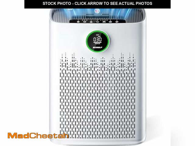 Lot 74-12697941 - Air Purifiers for Home Large Room, Cover Up to 2400 FtÃÂ² with True HEPA Filter, Smart Mode, PM2.5 ...